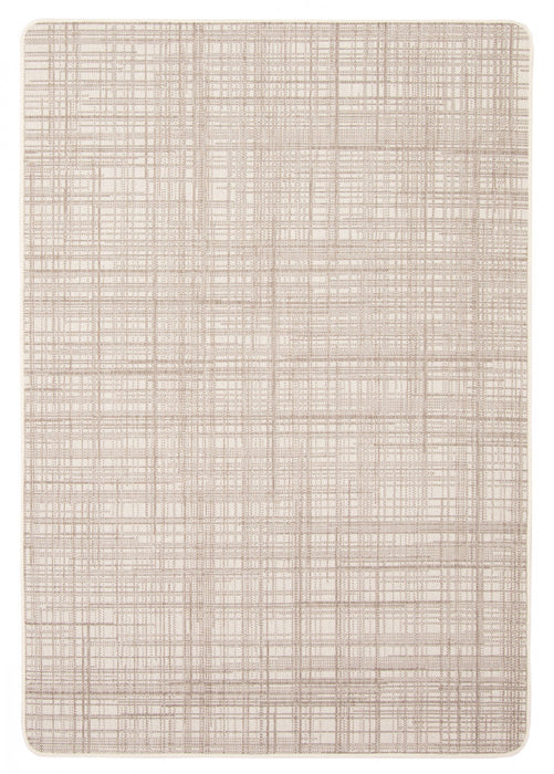 Panthea Ivory Area Rug - 4'4\" X 6'5\" 