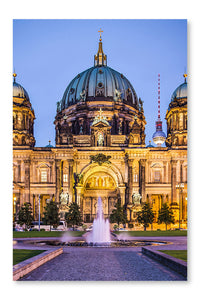 Berlin Cathedral 24x36 Wall Art Fabric Panel Without Frame