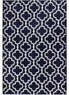 Lav Lat Navy 4x6 Area Rug