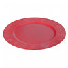 Charger Plate Snowflake Red Dinnerware