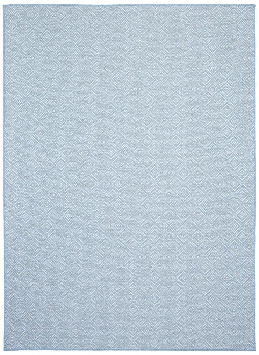 Diamond Rug Blue Neisha Diamond Light Blue Rug 5'3