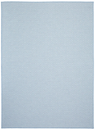 Neisha Diamond Light Blue Rug 5'3" X 7'3" Area Rug