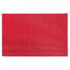 Vinyl Placemat Snowflakes Red - Set of 12