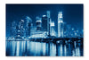 Singapore 28x42 Wall Art Fabric Panel Without Frame