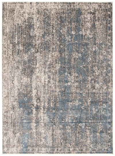 Dayna Blue, Grey Rug 5'3" X 7'3" Area Rug