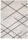 Damali Ivory/Black Machine Washable Area Rug - 8'0\" x 10'0\"