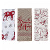 Printed Joyeux Noel Cotton Kitchen Towel 