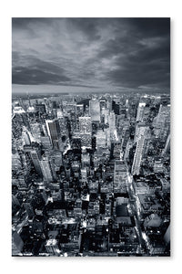 New York Cityscape 16x24 Wall Art Frame And Fabric Panel