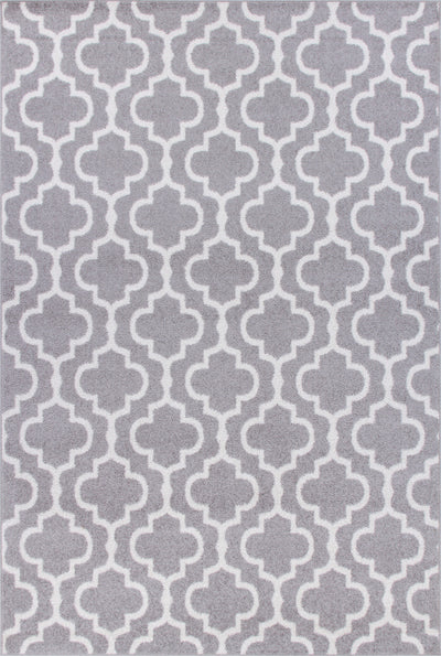 Lav Lat Grey 3x5 Area Rug