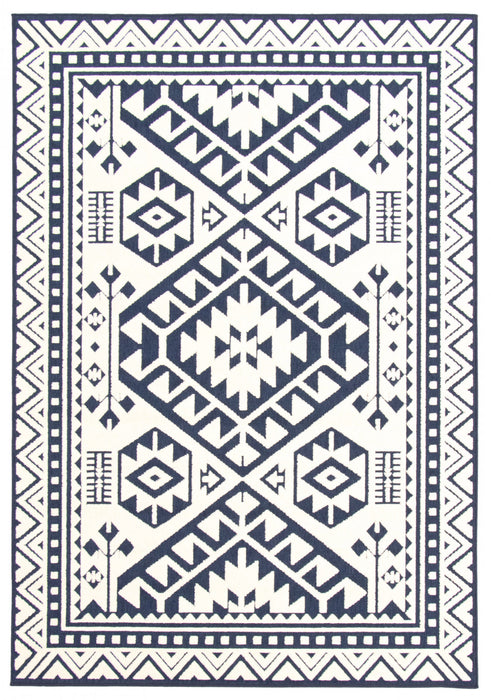 Gaia Blue 4'7\" x 6'7\" Area Rug