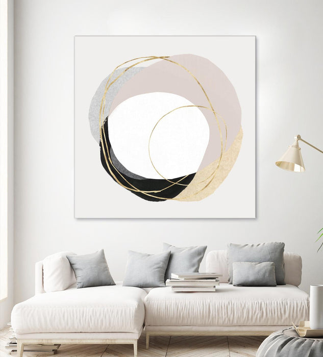 \"Ring Of Gold Ii\" Giant Art 72x72 Wall Art