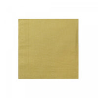 20 Pack Luncheon 3 Ply Napkin Gold - Set of 6