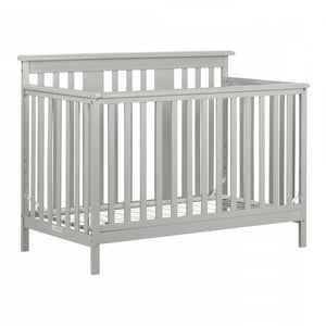 Cotton Candy Baby Crib 4 Heights With Toddler Rail - Soft Grey