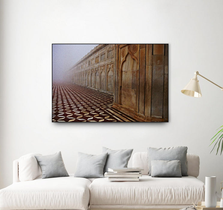 \"Shapes Iii\" Canvas Framed Black 36x24 Wall Art