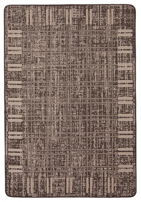 Joni Chocolate Area Rug - 4'4\" X 6'5\" 