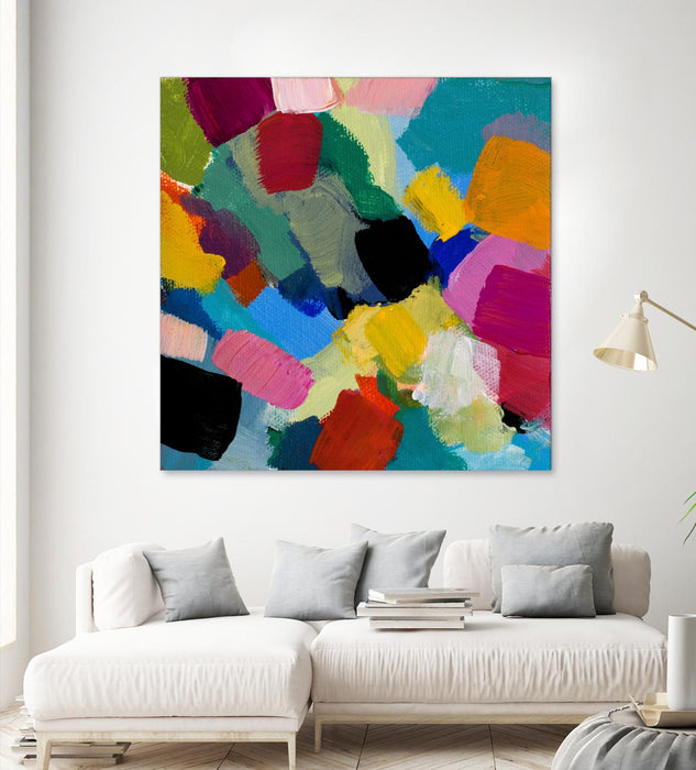 \"Spring Confetti Ii\" Giant Art 72x72 Wall Art