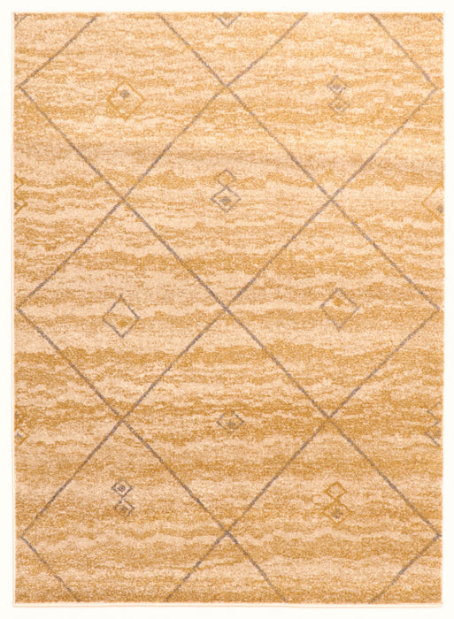 Grande Ivory/Gold 5'3\" X 7'3\" Area Rug