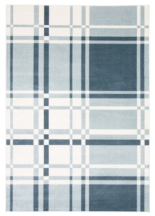 Roma Blue Machine Washable Area Rug - 5'0\" x 7'0\"