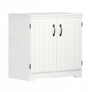 Farnel 2-Door Storage Cabinet - Pure White