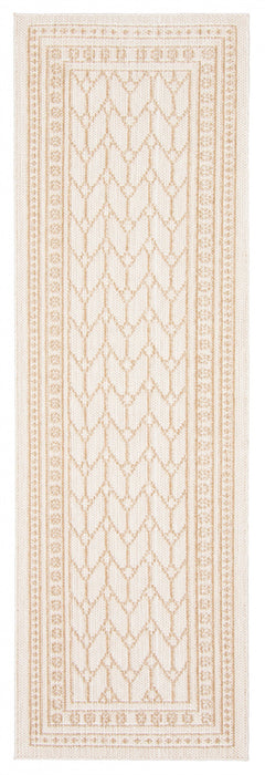 Thandazile Taupe Area Rug - 2'6\" x 12'0\"