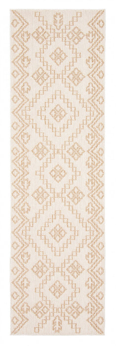 Panacea Taupe Area Rug - 2'6\" x 8'0\"