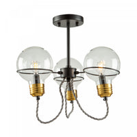 Martina 3-Light Semi-Flush Mount 