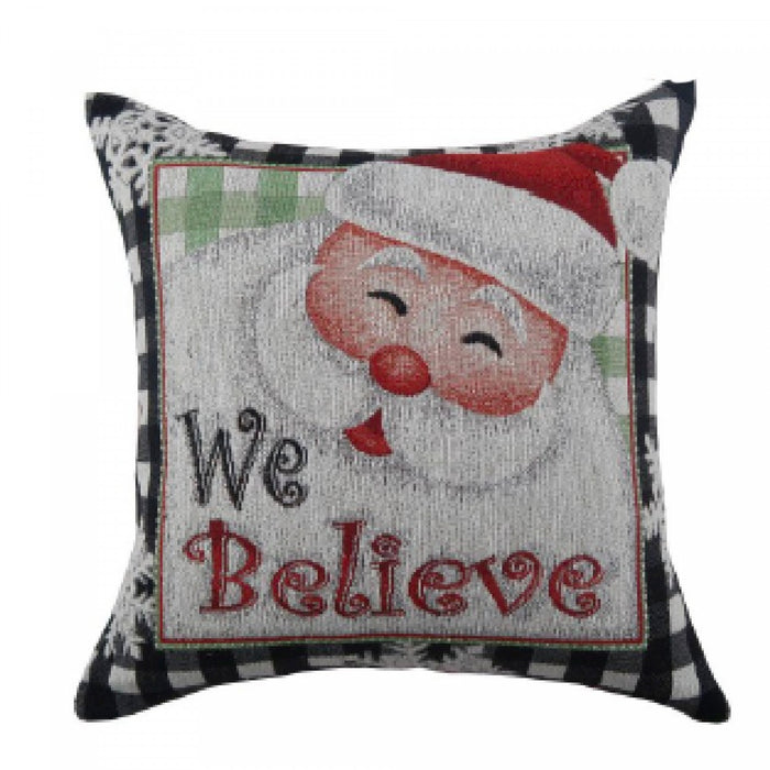 Cushion Santa We Believe - Set of 2 Cushions