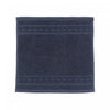 Basketweave Wash Cloth 12 x 12 Navy Blue - Set of 6 Towels