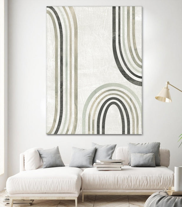 \"Modern Arc In Color I\" Giant Art 72x54 Wall Art