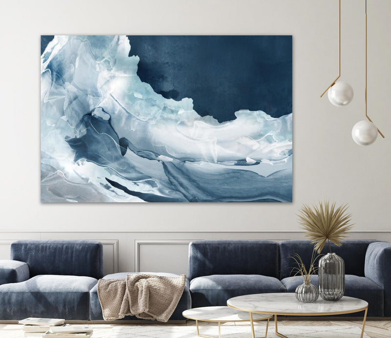 \"Wave Of Blue Ice\" Giant Art 72x48 Wall Art