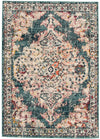 Raina Vintage Turquoise Area Rug - 6'7