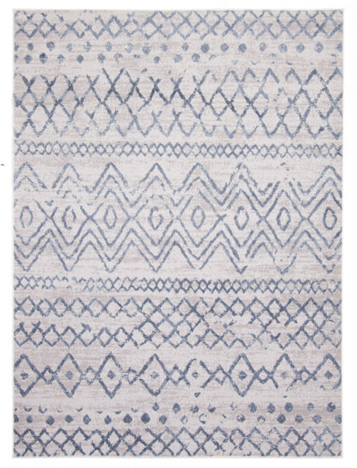Dita Blue Area Rug - 7'10" X 10'2" 