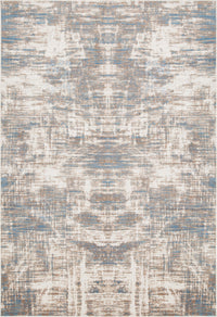 Shi Abstract Blue 4x6 Area Rug