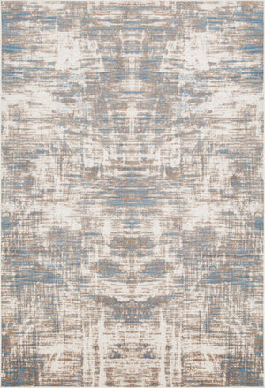 Shi Abstract Blue 4x6 Area Rug