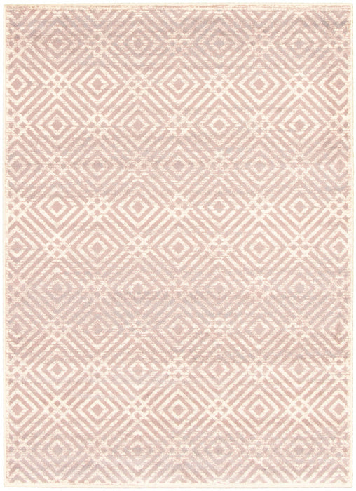 Electra Silver-Rose Area Rug - 5'3\" x 7'3\"