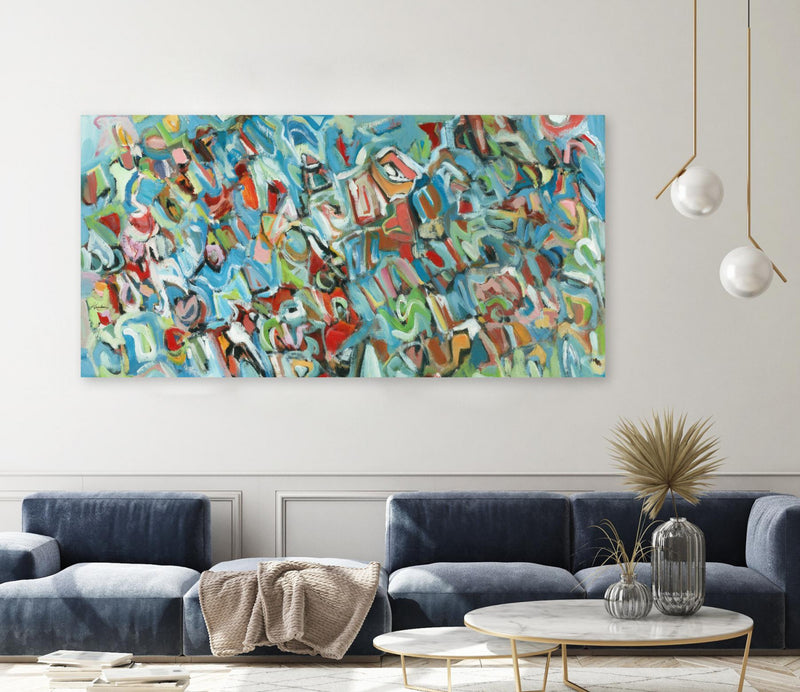 \"Lignes 2\" Giant Art 72x36 Wall Art