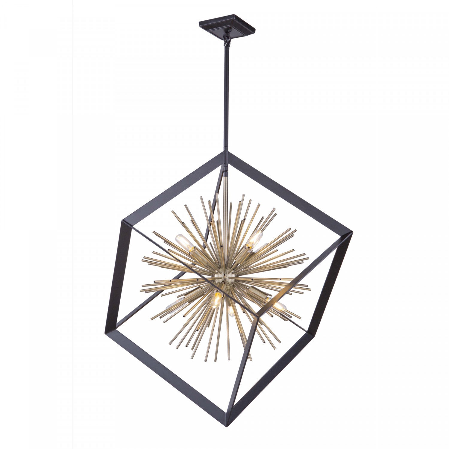 「✩」Brighte Sunburst 8-Light Chandelier - The Brick