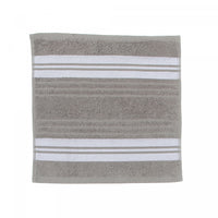 Deluxe Wash Cloth 12 x 12 Light Grey - Set of 6 Towels