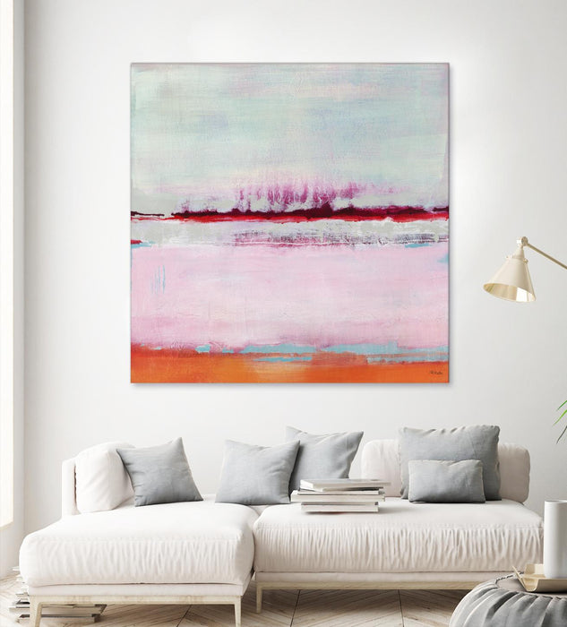 \"Persimmon Jump Ii\" Giant Art 54x54 Wall Art