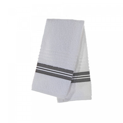 Deluxe Hand Towel 16 x 27 White - Set of 6 Towels|Essuie-mains blanche 16 x 27 de luxe - ensemble de 6 serviettes
