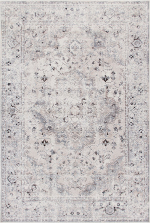 Far Grey 3x5 Area Rug