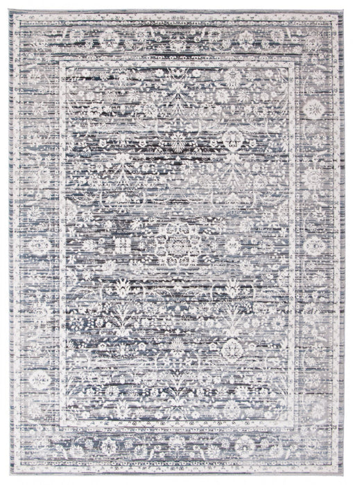 Shaleigh Cream, Grey Rug 5'3\" X 7'3\" Area Rug