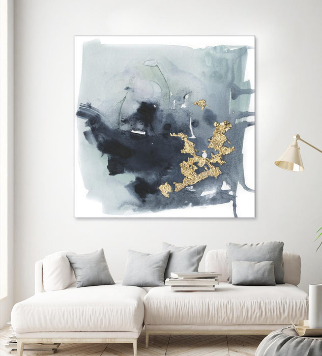 \"Cerulean & Gold I\" Giant Art 72x72 Wall Art