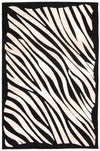 Kacy Black-Ivory Area Rug - 5'3