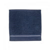 Luxury Stitch Wash Cloth 12 x 12 Blue - Set of 6 Towels