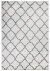 Ker White Lattice 7x10 Area Rug