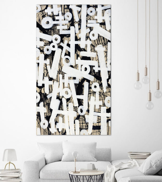 \"Strapped I\" Giant Art 84x48 Wall Art