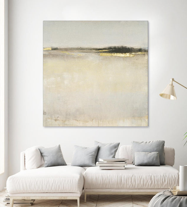 \"Embellished Subtle Scape I\" Giant Art 54x54 Wall Art