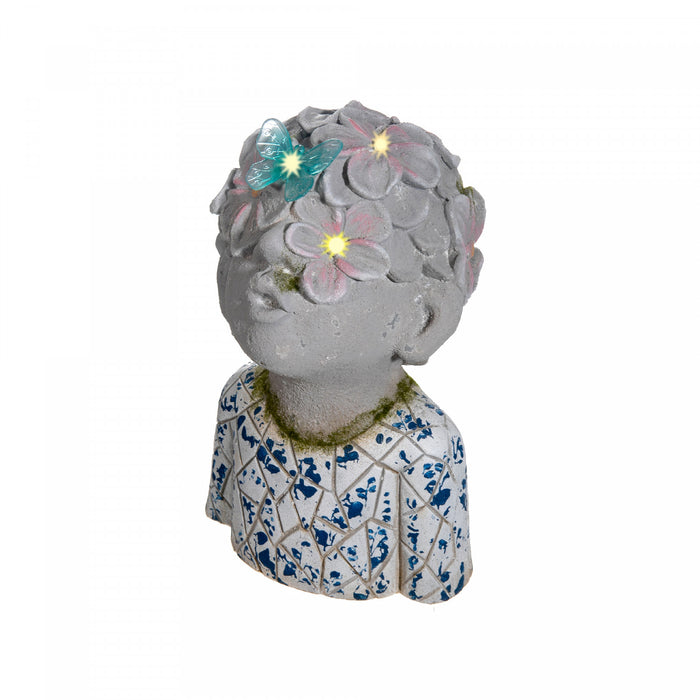 Mango Solar Power Outdoor Figurine Child Figure