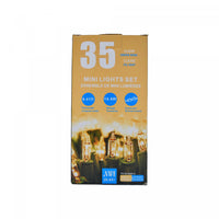 35 Lt Indoor/outdoor Mini Light Set Clear Bulbs - Set of 2 Christmas Lights